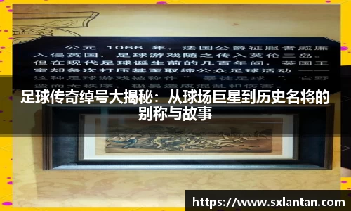 足球传奇绰号大揭秘：从球场巨星到历史名将的别称与故事